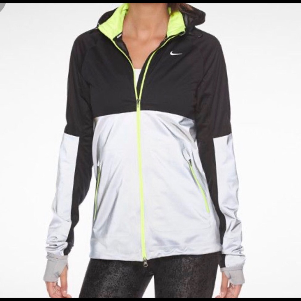 Nike shield flash reflective jacket